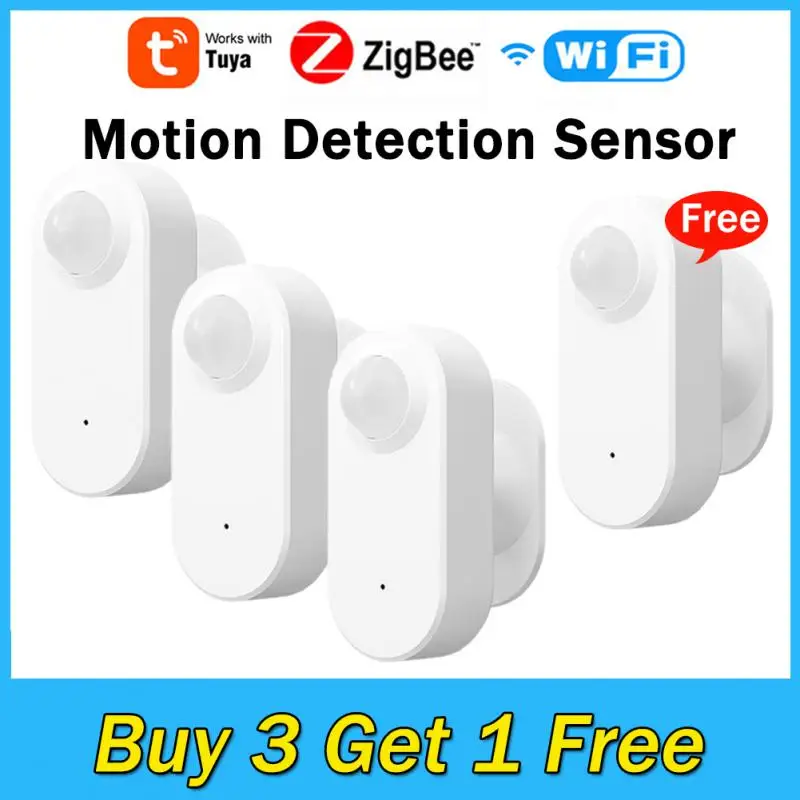 

Tuya WiFi/Zigbee Smart PIR Motion Detection Sensor Security Burglar Alarm Sensor Smart Life Control Support Alexa Google Home