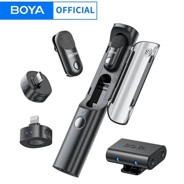BOYA BOYA Magic Wireless Lavalier Microphone 4 Forms