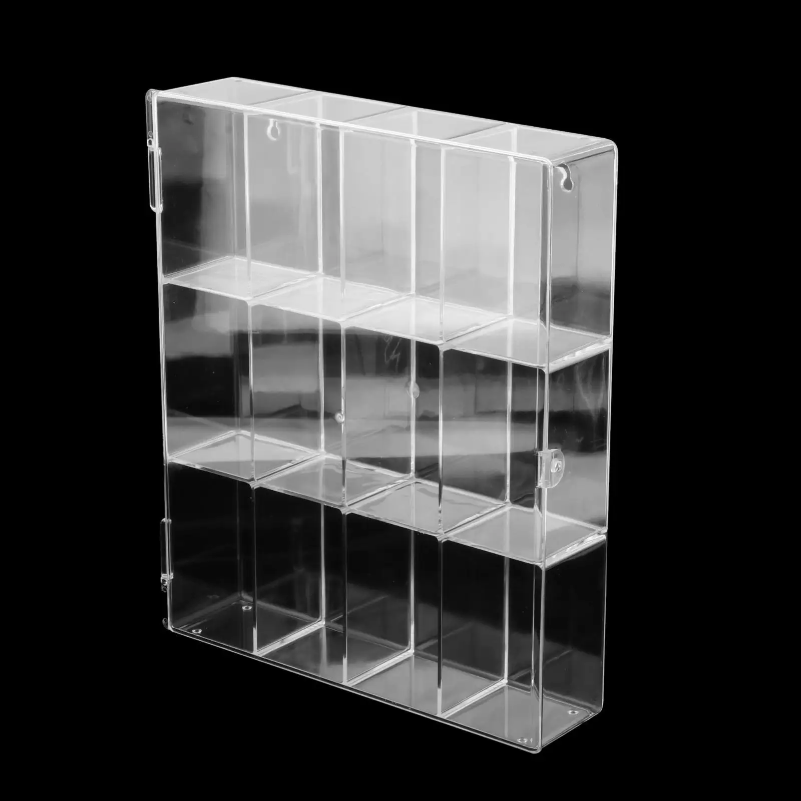 Clear Acrylic Display Case Organizer Showcase for Model Dolls Collectibles