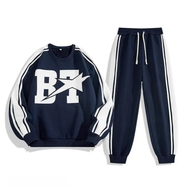 Ueteey 2023 Spring Autumn Casual Tracksuit Mens Sets Thin Hoodies With Jogging Pants Sporting Outdoor Male Clothing Sweatshirts custom logo men tracksuit brand spring autumn casual zipper hoodies and sweatpants 2 pieces set diy design male jogging suit