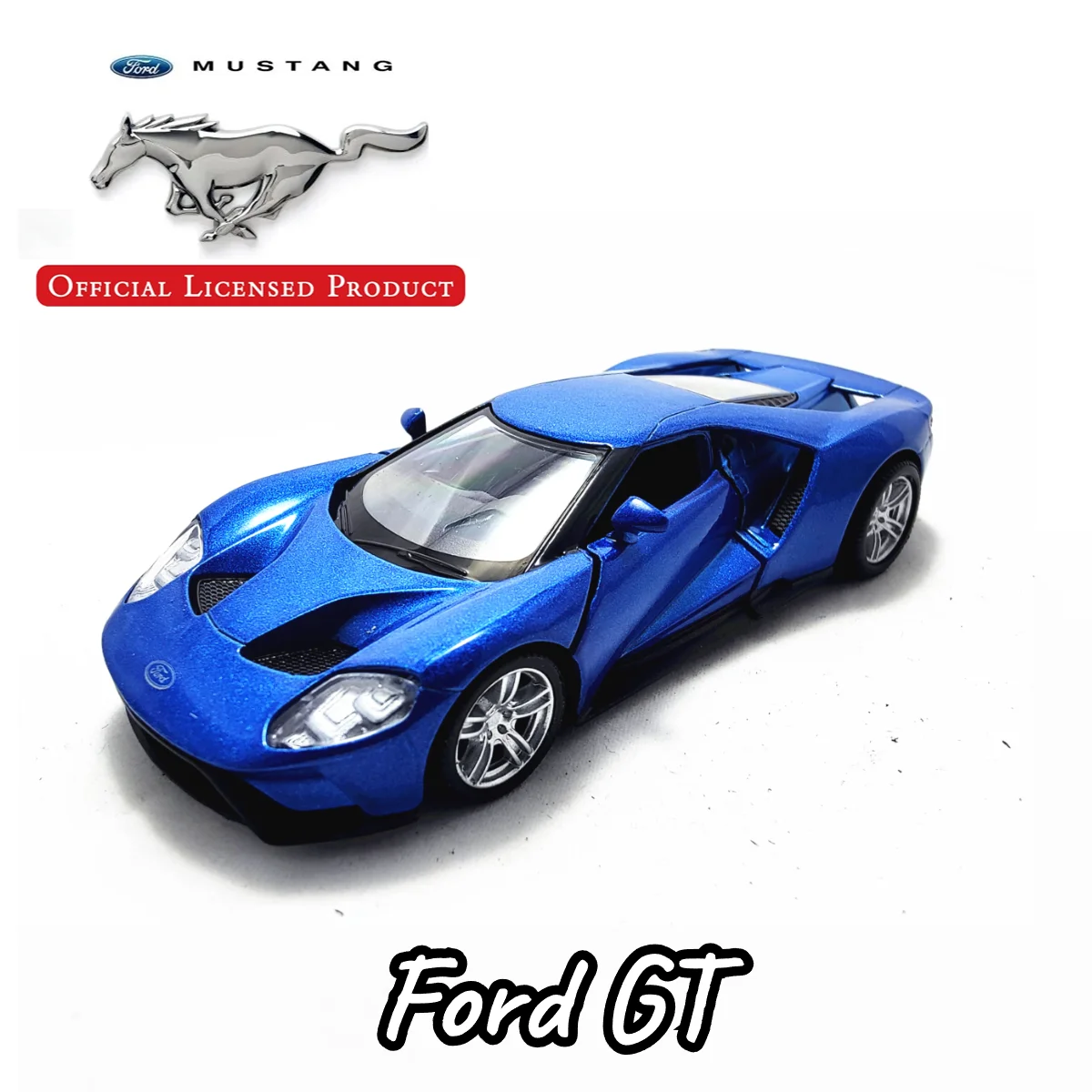 

Модель спортивного автомобиля Ford GT в масштабе 1/36, Реплика литых под давлением коллекционных автомобилей, украшение для интерьера, рождественский подарок, игрушка для мальчика