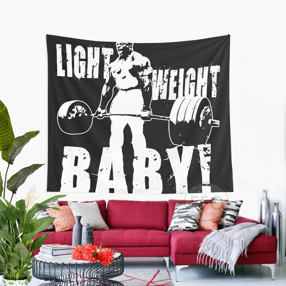 Bodybuilding Wallpaper Tapestry | Bodybuilding Ronnie Coleman - Tapestry  Wall Decor - Aliexpress