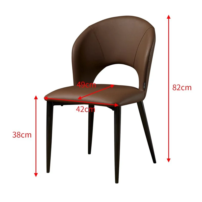 Office Lounge Dining Chairs Modern Comfortable Unique Vanity Dining Chair Hotel Nordic Chaises De Salon Home Furniture WJ45XP images - 6