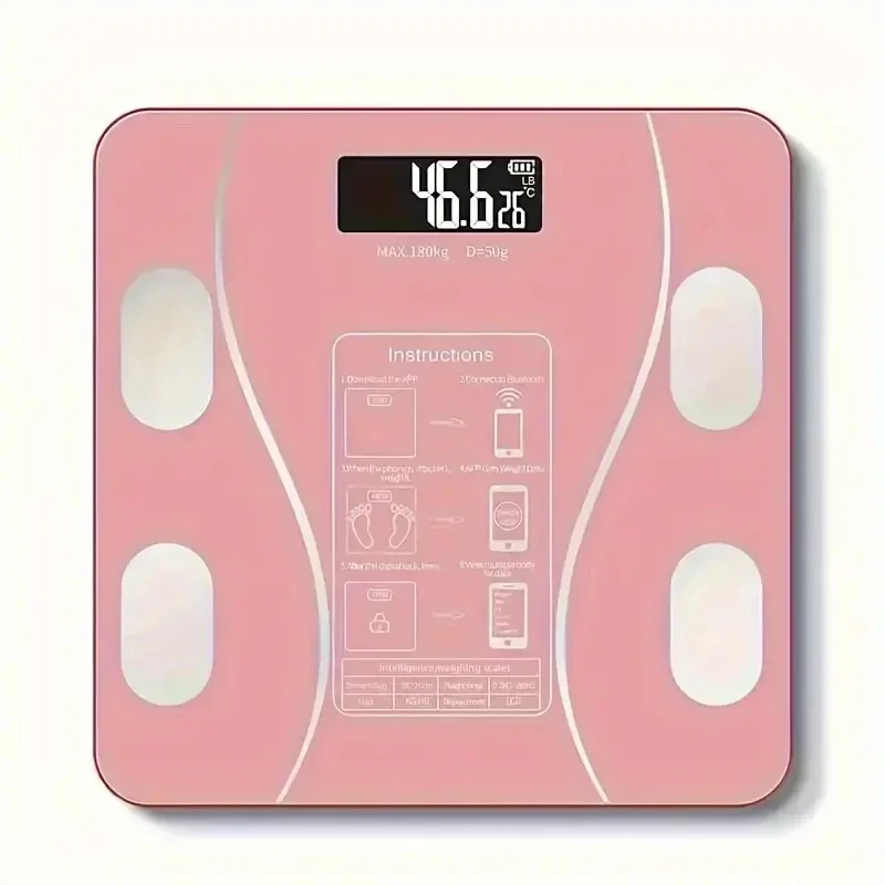 1pc precise measurement of body fat percentage Intelligent Bluetooth electronic weight scale wireless digital bathroom scale 3