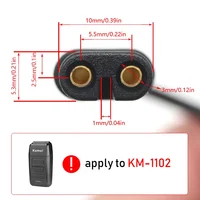 For Kemei KM-1102 Original USB Power Charger Cable Professional Hair Clipper Hair Trimmer Machine Accessories 2