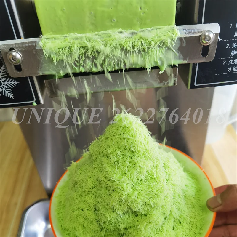 Commercial Air Cooling Snow Ice Maker Shaver Maker Europe Snowflake Ice Korea Bingsu Machine Snowflake Shaving