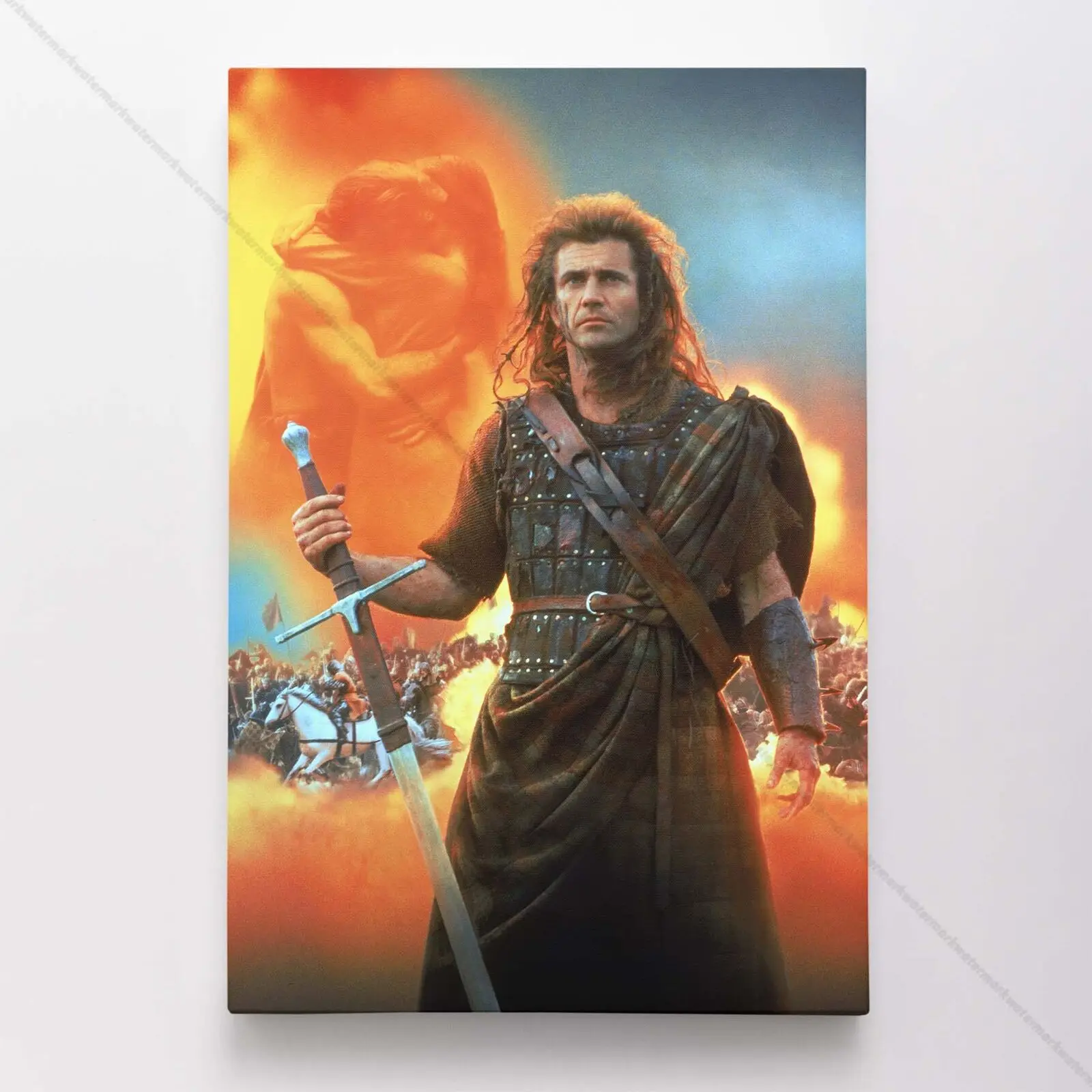 

Кино с художественным принтом Braveheart, Шелковый плакат для украшения стен вашего дома