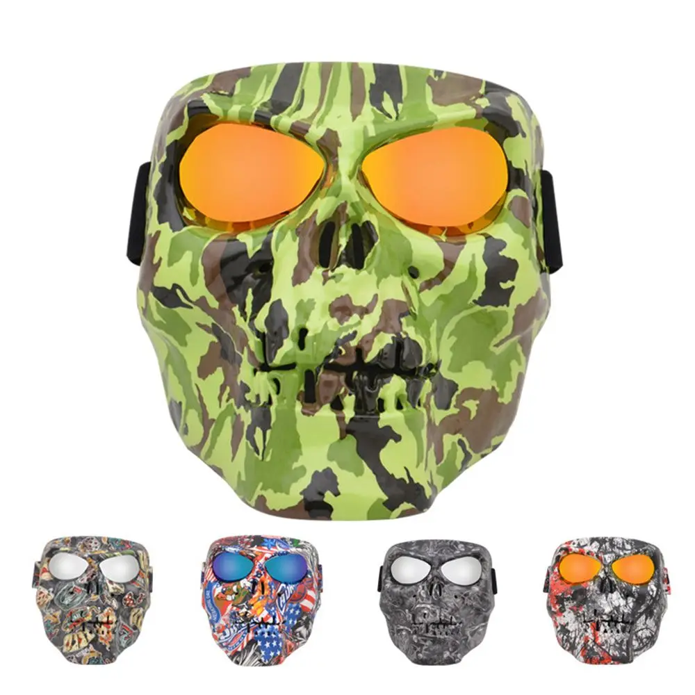 

Skull Mask Motorbike Riding Protector Eyewear Motorcycle Goggles Wind-proof Glasses Riding Goggle Helmet Glasses