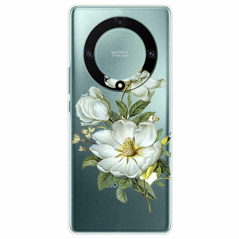 Transparent Cute Soft Silicone TPU Phone Case for Honor Magic 6 Lite 5G - Clear Protective Cover