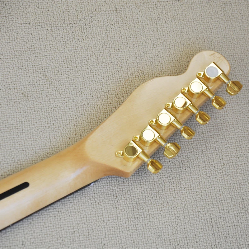 Off-the-shelf Electric Guitar White Body Fixed Bridge Rose Wood Fingerboard OTGT-2084