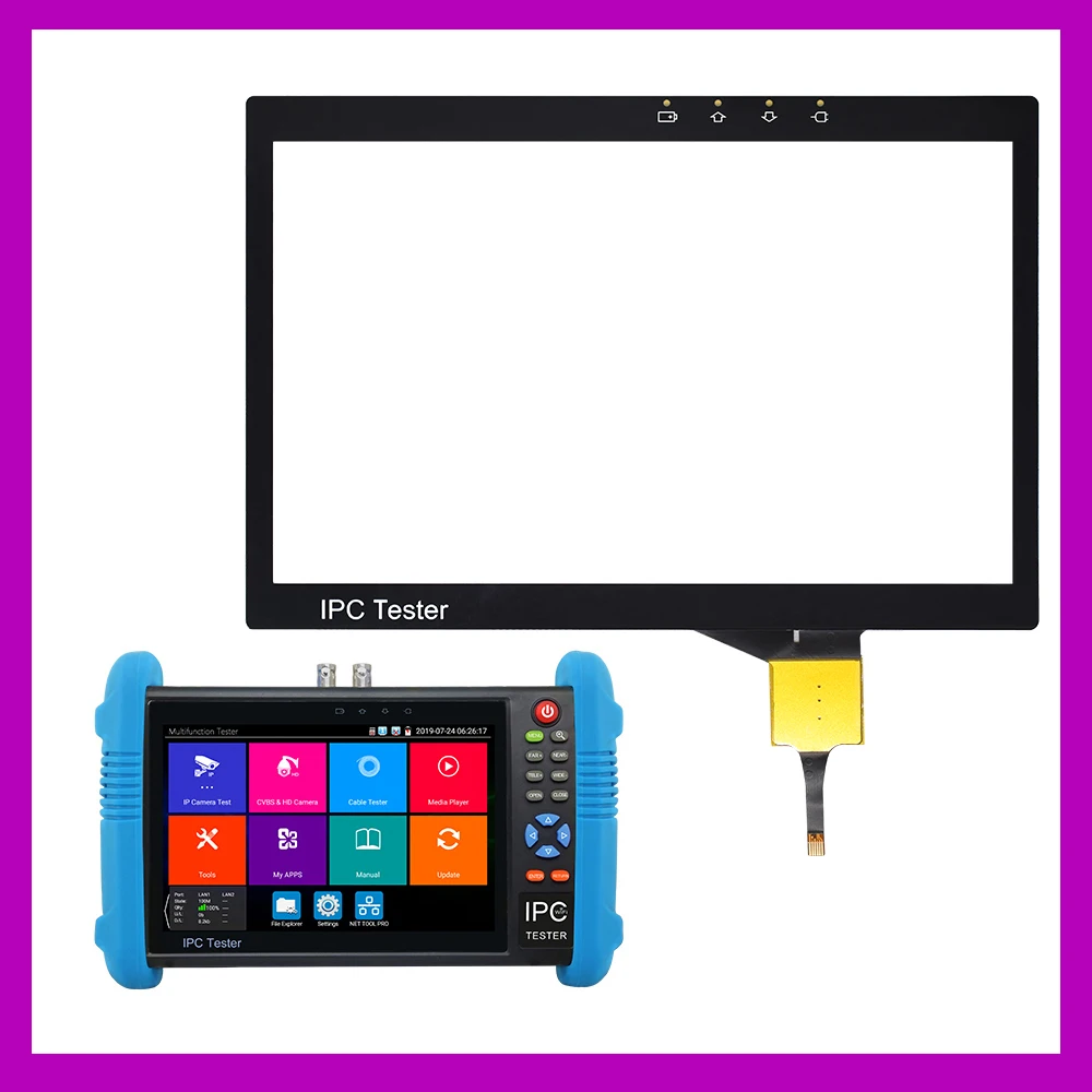 Testeur De Caméra CCTV IPC-9800A Plus 7" - Détection Auto IP/analogique 4K, écran Tactile, Pour Installateurs Vidéo