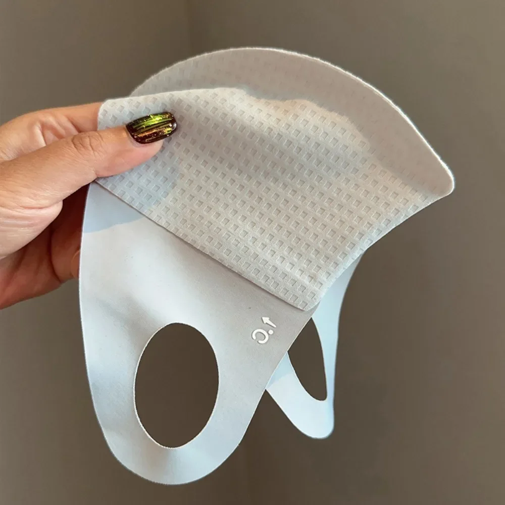 Breathable Ice Silk Mask Traceless Anti Pollen Sunshade Anti-UV Ultrathin Face Veil for Outing face mask