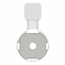 Compact Wall Mount Bracket with Cord Management (White)