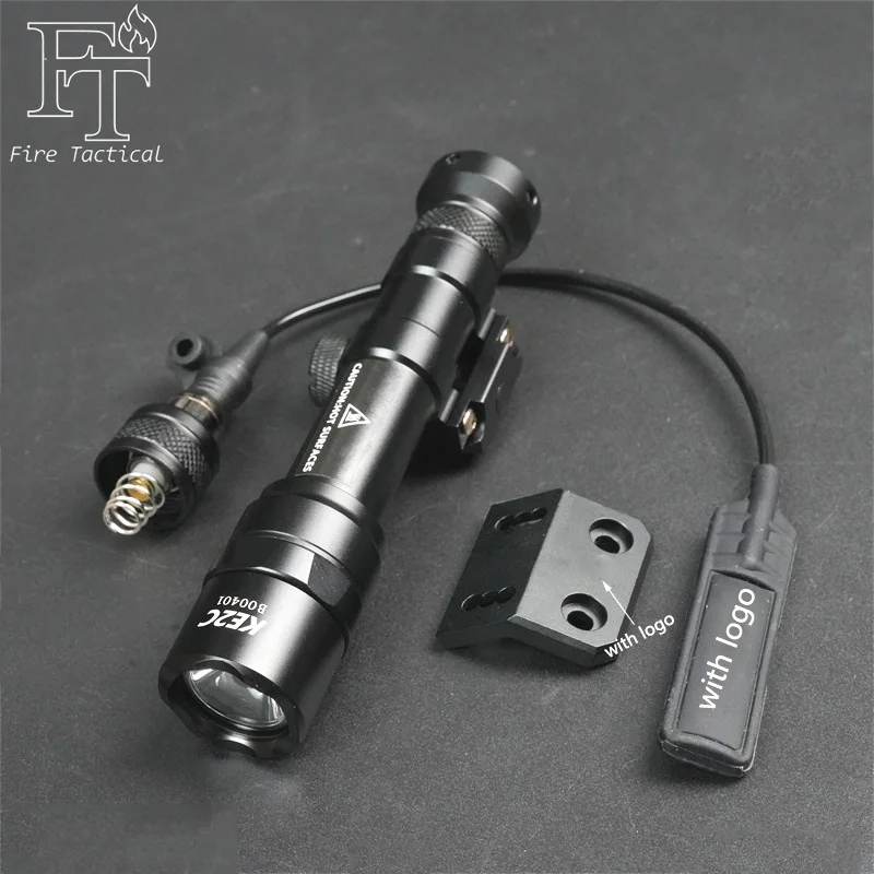 SF M600B M600C Taktische M600 M300 Surefire Taschenlampe MLOK/20MM Schienenmontage Waffenlicht Airsoft Jagdwaffen Lampenset