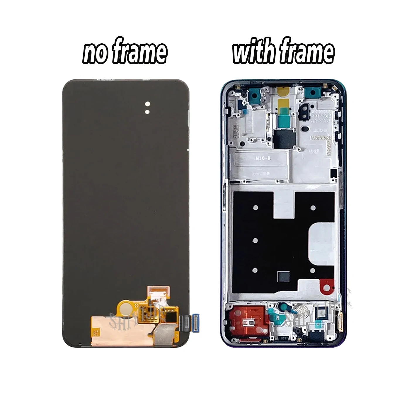 AMOLED  LCD OPPO Reno2z LCD ÷ ġ ũ, Oppo K3 Reno 2z/2f Realme X LCD г Ÿ 100% ׽Ʈ Ϸ
