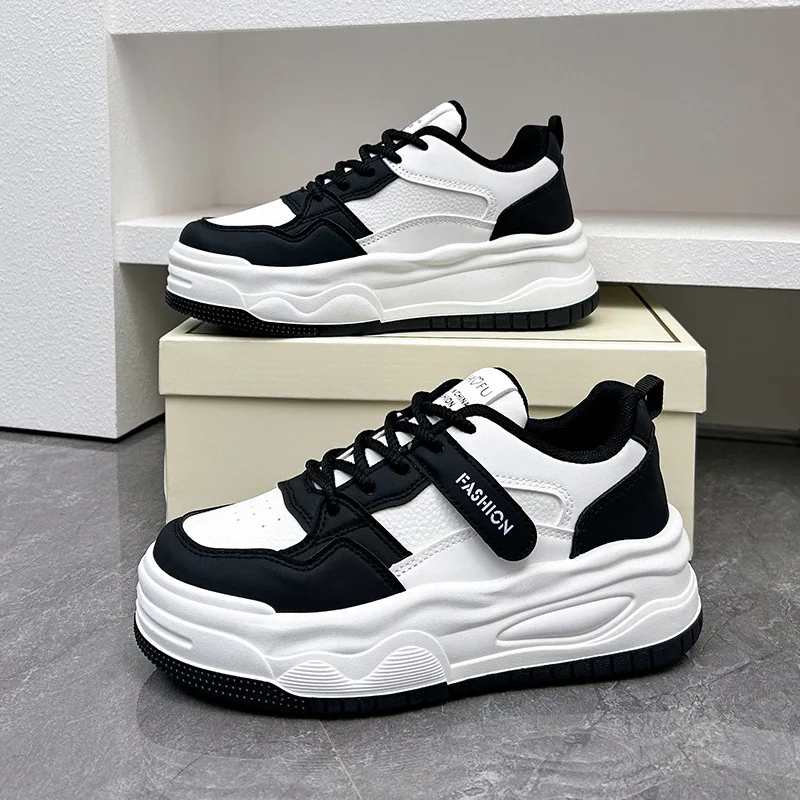 

White Sneakers Women Luxury Fashion Sports Running Shoes Tennis Female Thick Soled Trainers Vulcanized Shoes Athletic Footwear