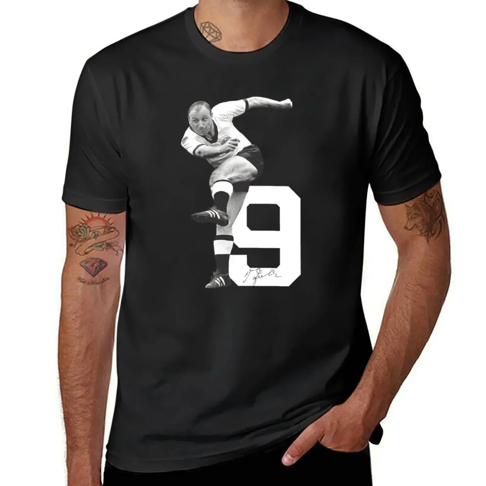 Uwe Seeler Trikot Firmato Con Numero T-Shirt Cute Tops Anime Clothing Men Clothing