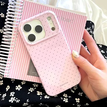Alternative view of INS Polka Dot Small Fresh Mobile Phone Case for iPhone 17 16 15 14 13 12 Pro Max 11 Ultra Slim Shockproof Cover for iPhone Air