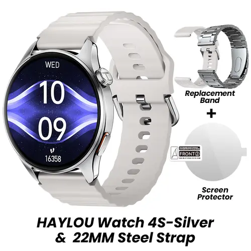 HAYLOU Watch 4S GPS Smartwatch 1.43” HD AMOLED Display 5 Satellite GPS Positioning 120+ Workout Modes Sport Fitness Smart Watch - Image 7
