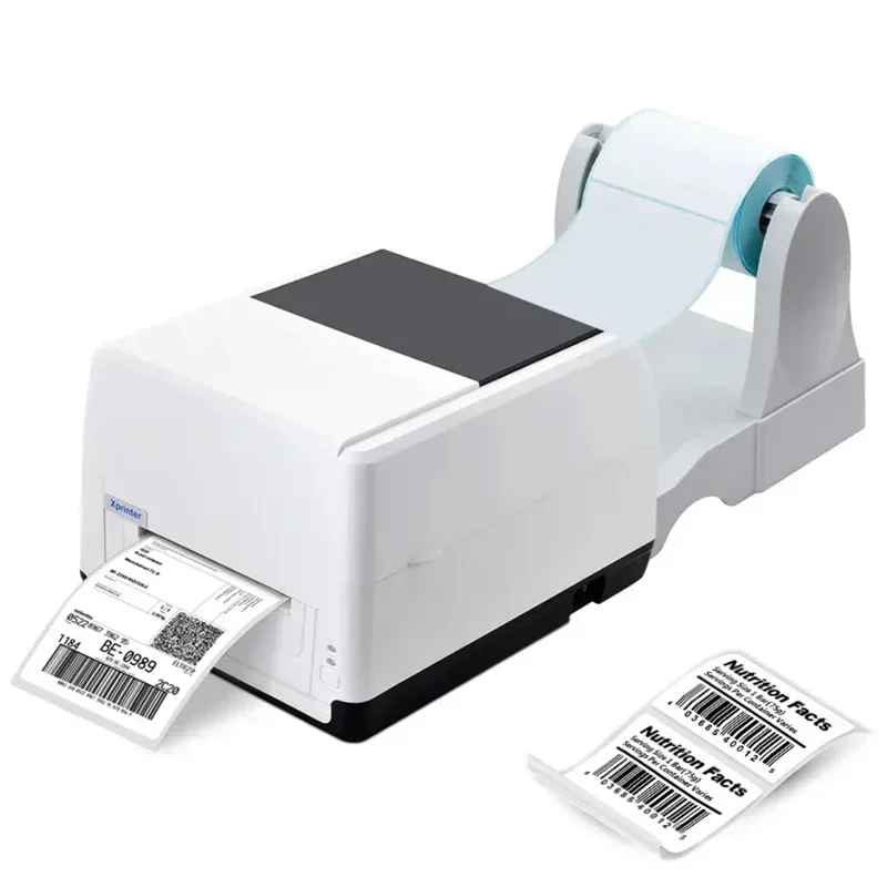 GlowMart XP-T451B Heat Transfer Ticket Machine Cashier Ticket Issuing Printer Catering Kitchen Printing Machine Ribbon Printer