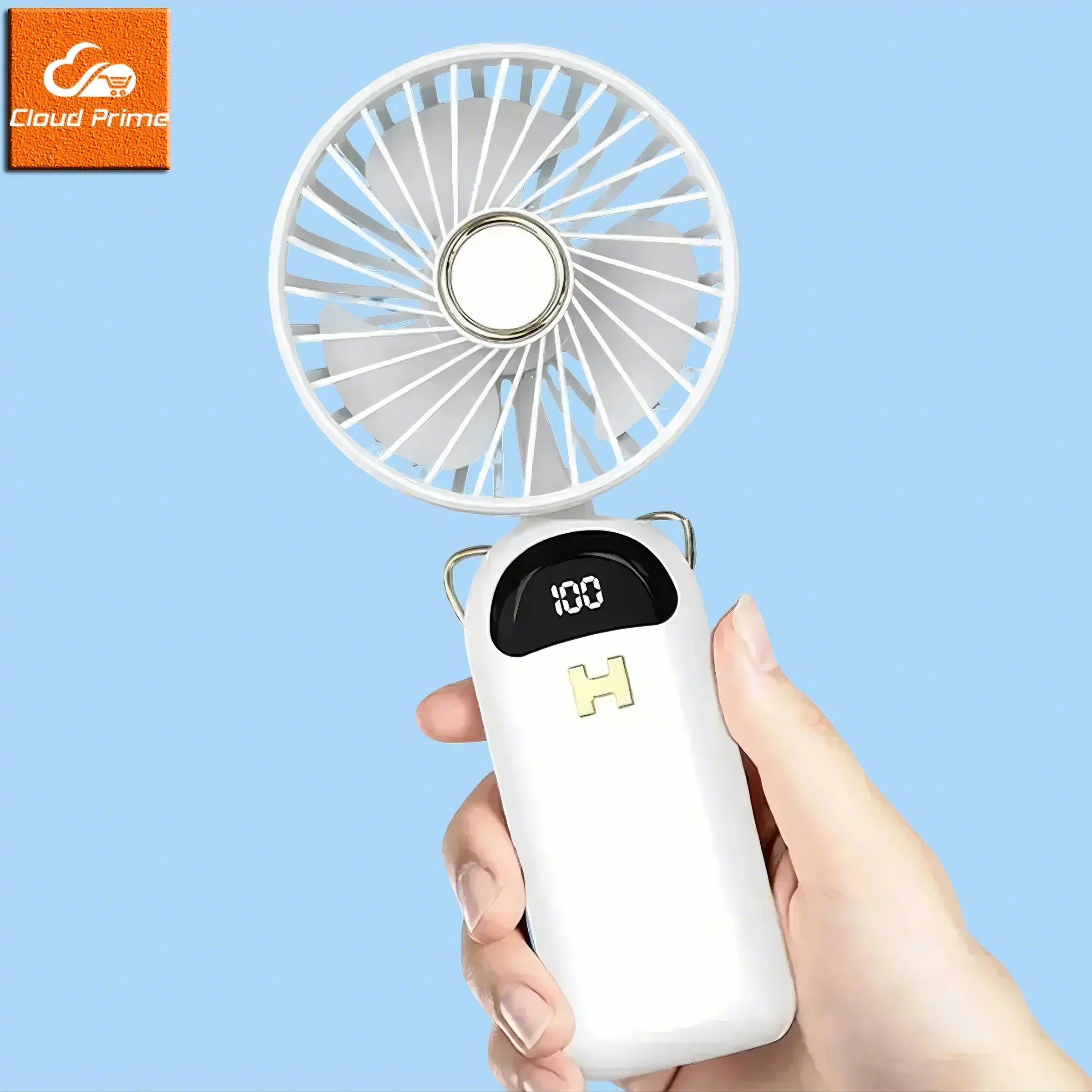 Mini Handheld Small Fan Portable Silent Office Desk Student On Dormitory Charging Outdoor Hand Holding Fan