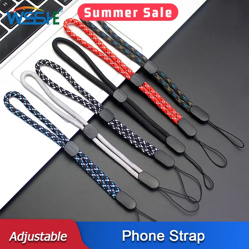 Adjustable Mobile Phone Wrist Straps Hand Lanyard For iPhone XS 8 Samsung Xiaomi USB Gadget Key PSP Anti Lost Rope Cord