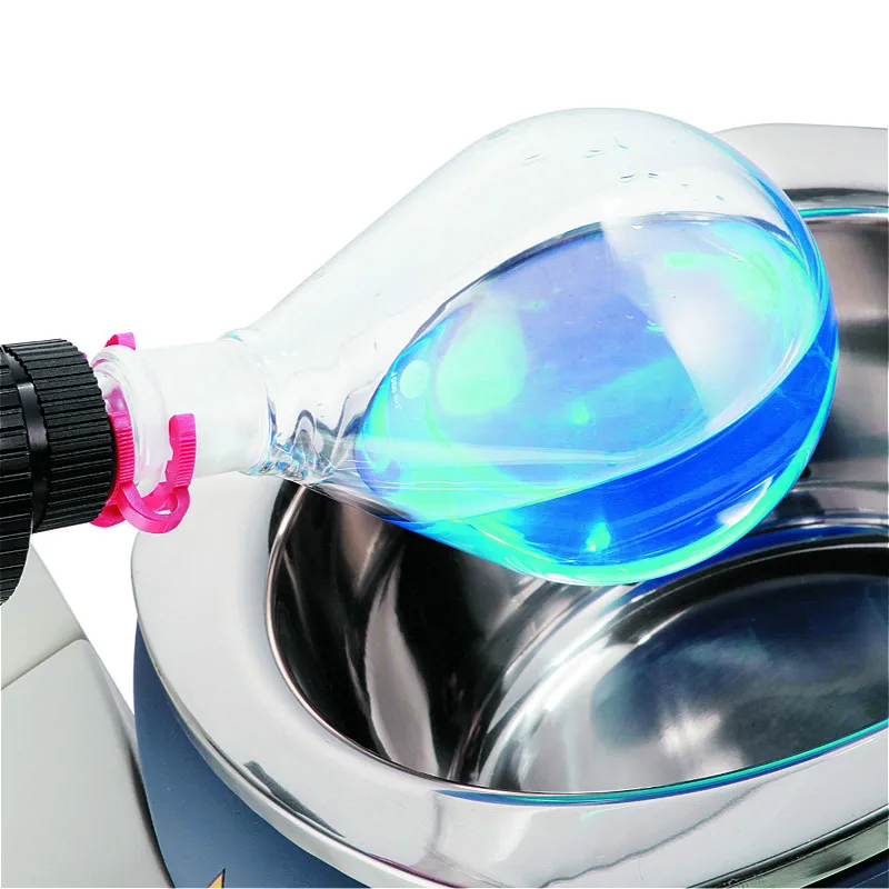 Rotary Evaporator With Set Of Glassware Vertical 1L & Heating Bath 5L Laboratory Distiller Machine Condenser (1700cm2) RE100-Pro