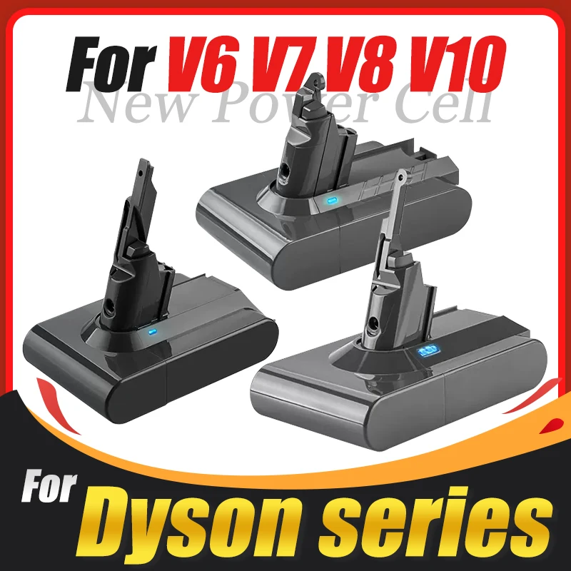 

DaDaXiong For Dyson V6 V7 V8 V10 Rechargeable Bateria SV10 SV11 SV12 SV09 Vacuum Cleaner Battery DC58 Battery For Sony Battery C