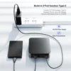 Chatreey T9 Mini PC Intel N100/N150 WIFI5 Windows 11 Ultra Small Pocket Computer Dual SSD Full Function Type-C 4K 60Hz RGB 5