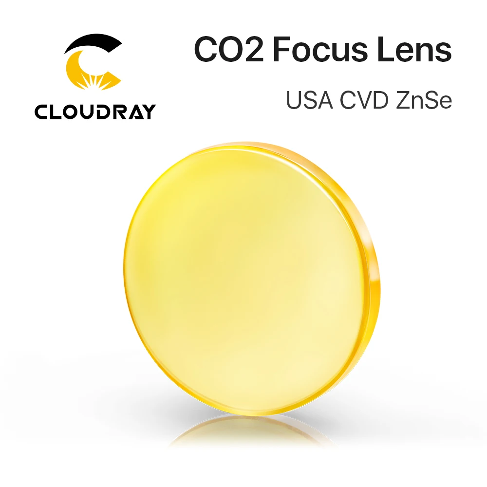 ZnSe Focus Lens Focus Lens USA CVD ZnSe DIA 12 15 18 19.05 20 FL 38.1 50.8 63.5 76.2 101.6 127mm for CO2 Laser Engraving Cutting Machine