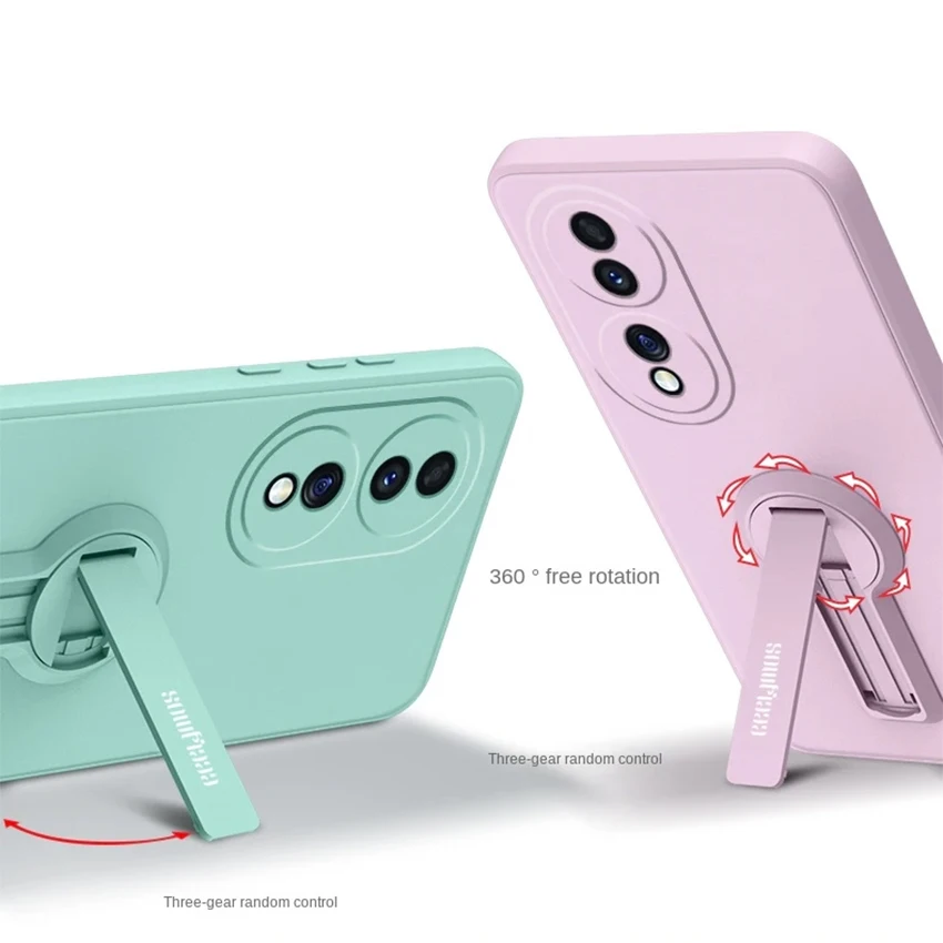 Silicone Soft Phone Case with Holder - Versatile Design