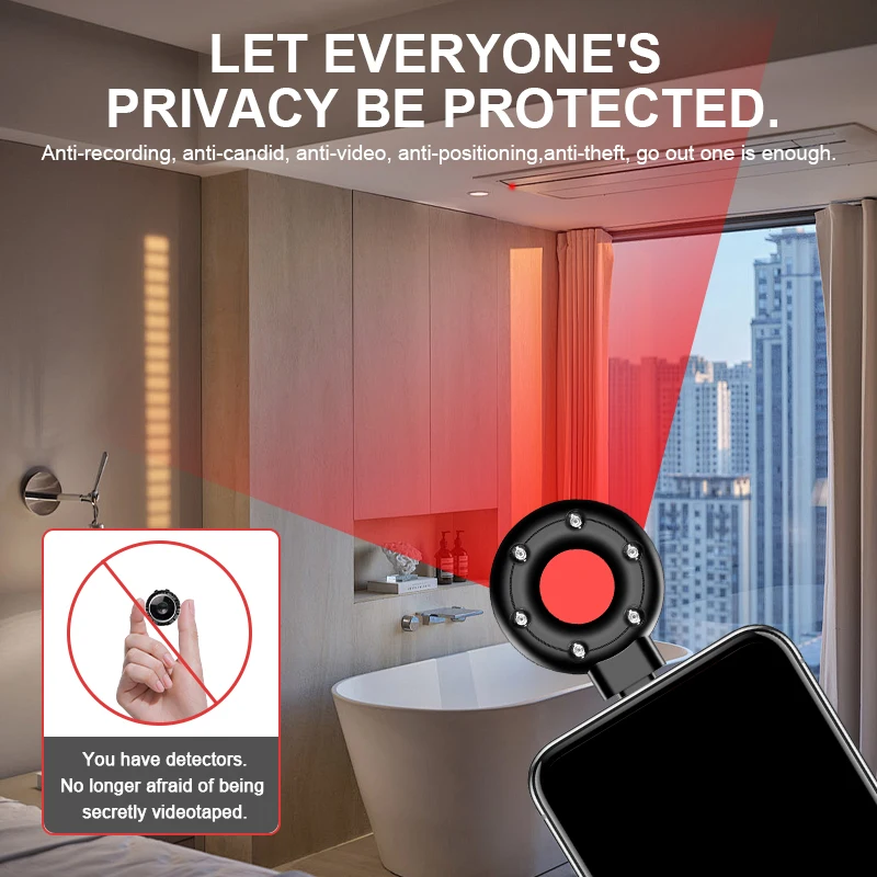 Infrared Camera Detector Hidden Camera Detector Detects Hidden Cameras With LED Light