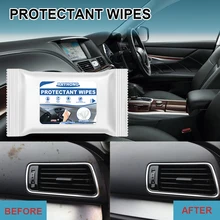 

Car Interior Cleaning Wipes Multi-functional For Dashboard Seat Leather Console Carpet Disposable Clean Tool Auto High Grade