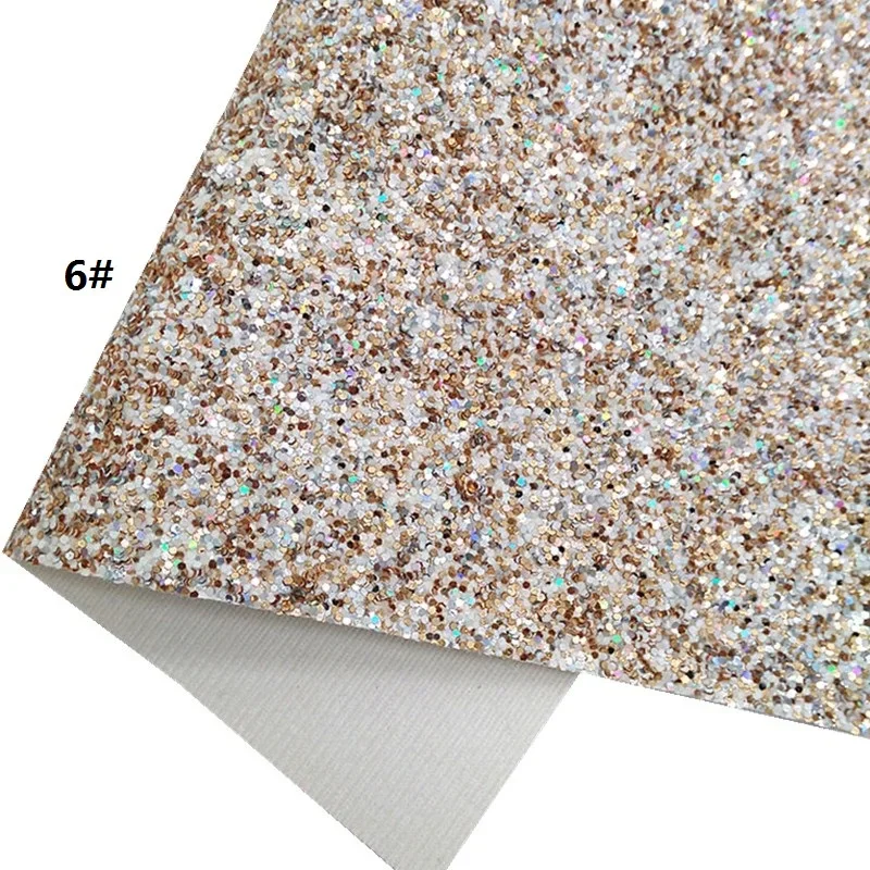 Gold Chunky Glitter Leather Sheets Leopard Pattern Faux Leather Floral Synthetic Suede DIY Craft Sheets Mini Rolls W335,leather fabric