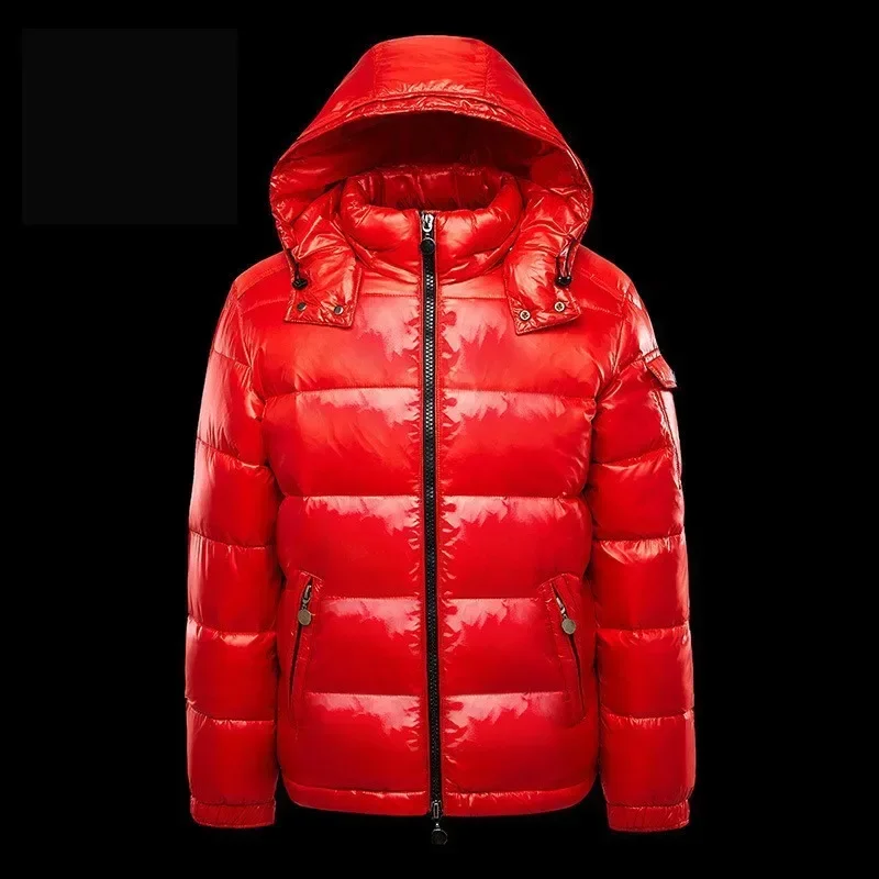 Men Winter Down Jacket Fashion Warm Hooded Down Padded Coat Quality For Men Male Overcoat Outwear