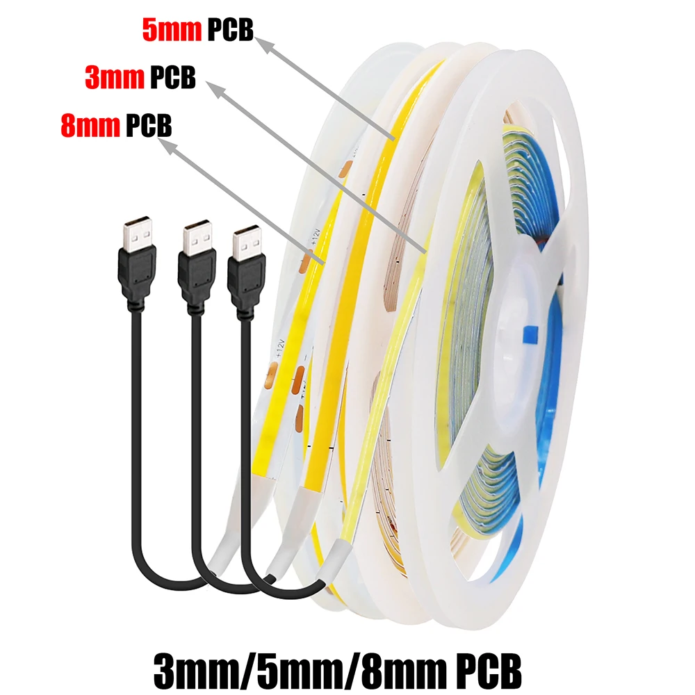 รูปสินค้า ไฟ LED Strip ยืดหยุ่น 5V สีสันสดใส ตกแต่งบ้านได้ทุกสไตล์