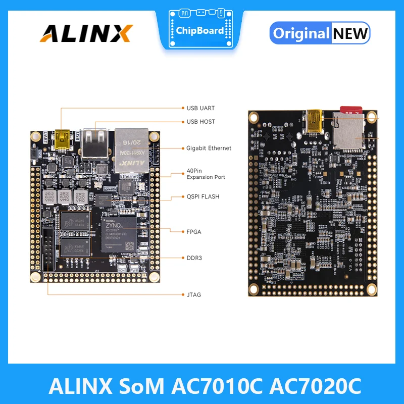 ALINX SoM AC7010C AC7020C: ϸ Zynq-7000 SoC XC7Z010 XC7Z020 ZYNQ ARM 7010 7020   