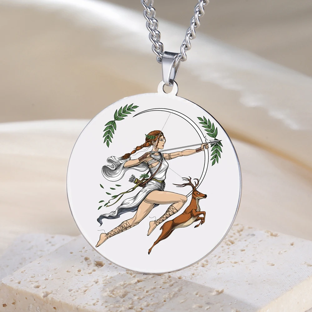 Collier Artémis finition acier
