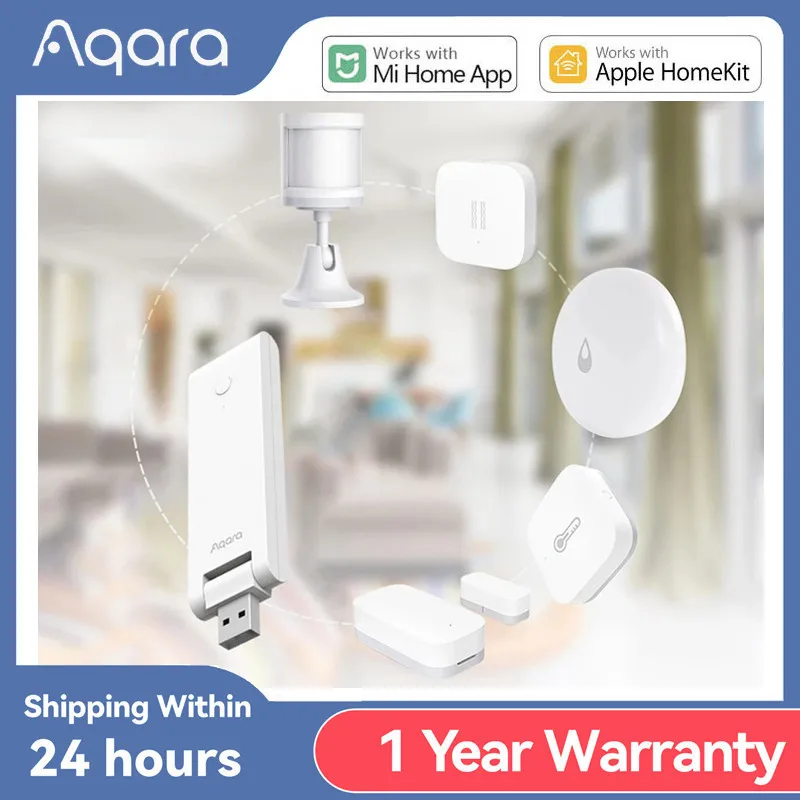 

Aqara E1 Hub Gateway Smart Home Kit Zigbee Remote Control Switch Human Humidity Water Sensor Door Sensor Work Mijia HomeKit App