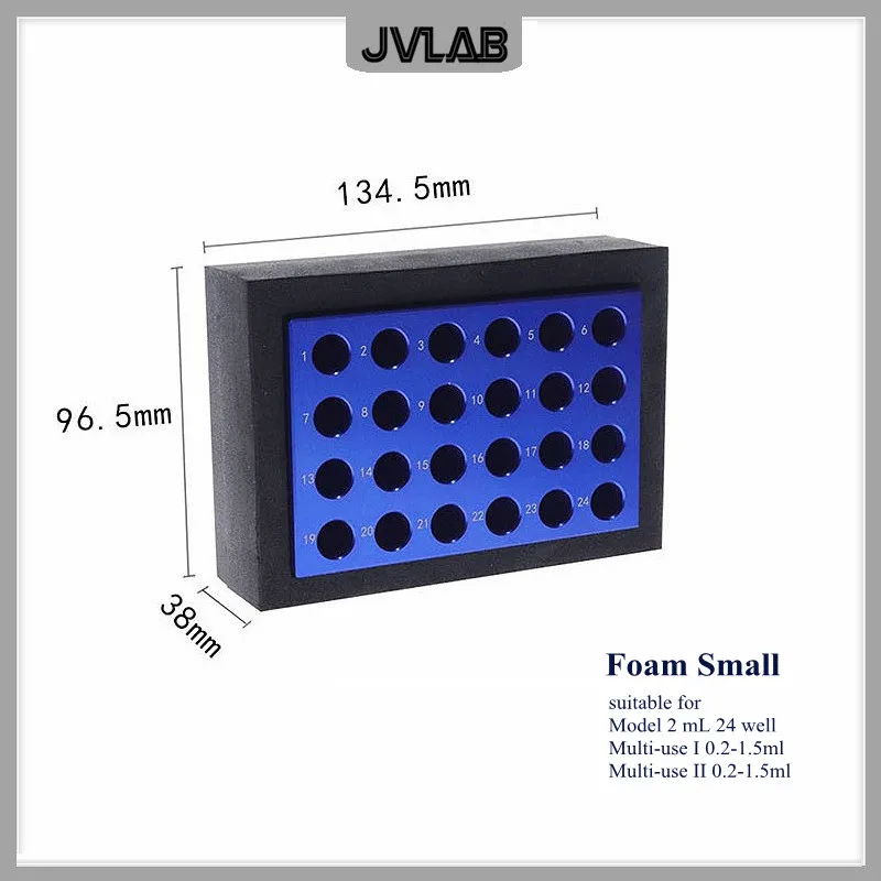Silicone Stand For Ice Modular Foam Rack For Aluminum Ice Box 0.2 / 1.5 ML PCR Cooler Coat