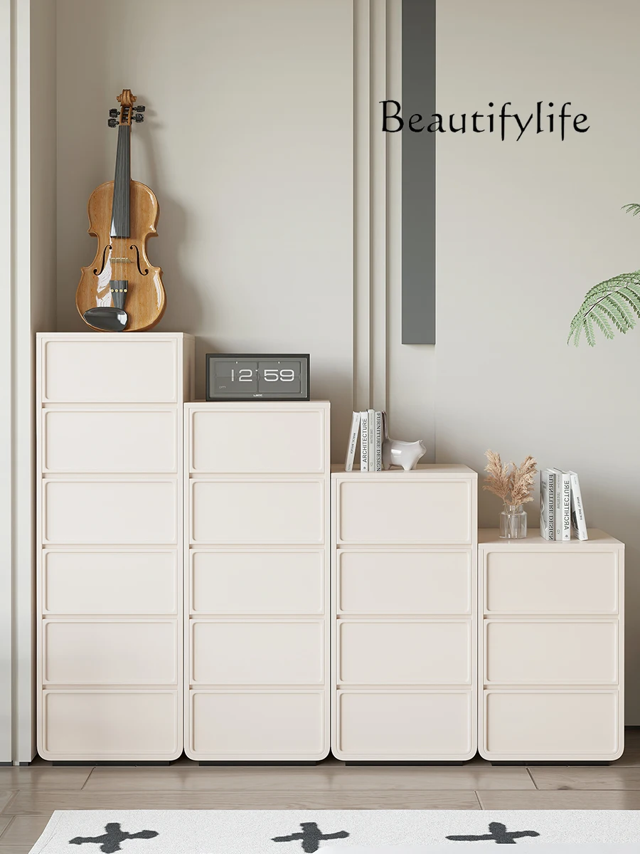 

Solid Wood Chest of Drawers Combination Modern Minimalist Living Room Bedroom Locker