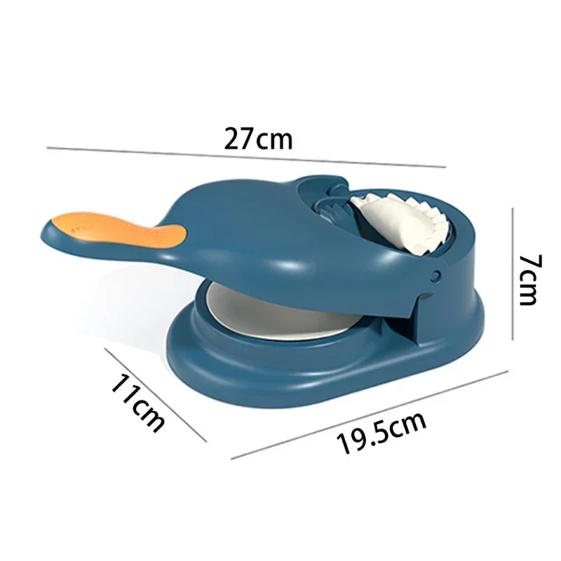 2 In1 Kitchen Dumpling Mold Rolling Dough Dumpling Machine Pressing Skin Tool Home Manual Baking Pastry Machine Dumpling Maker Tool