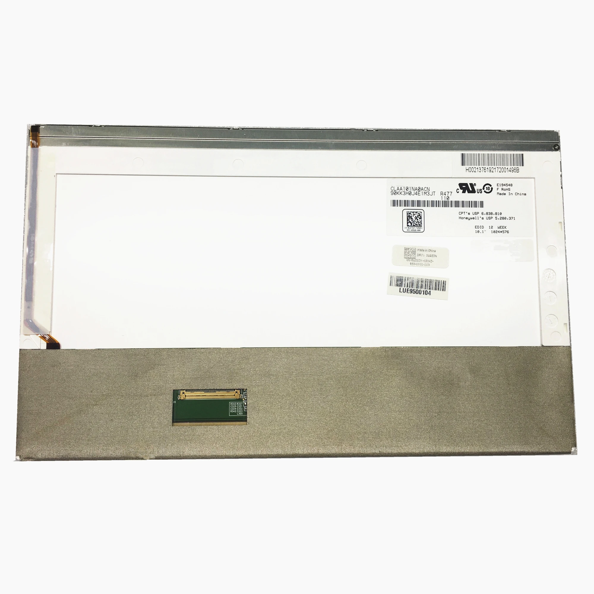 

Free Shipping CLAA101NA0ACN fit N101N6-L01 B101AW01 V.0 10.1'' Laptop LCD Screen 1024*576