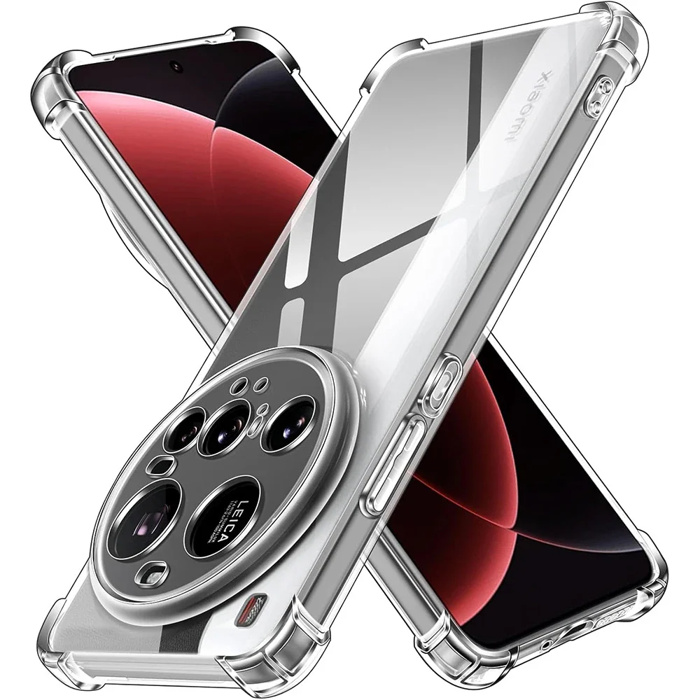 Silicone Soft Shockproof Clear Phone Case Cover