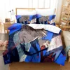 3D Printed Anime Chainsaw Man Bedding Set Makima Duvet Cover 3Pcs Cover Single Twin Quilt Bedclothes Cover Home Textile 5