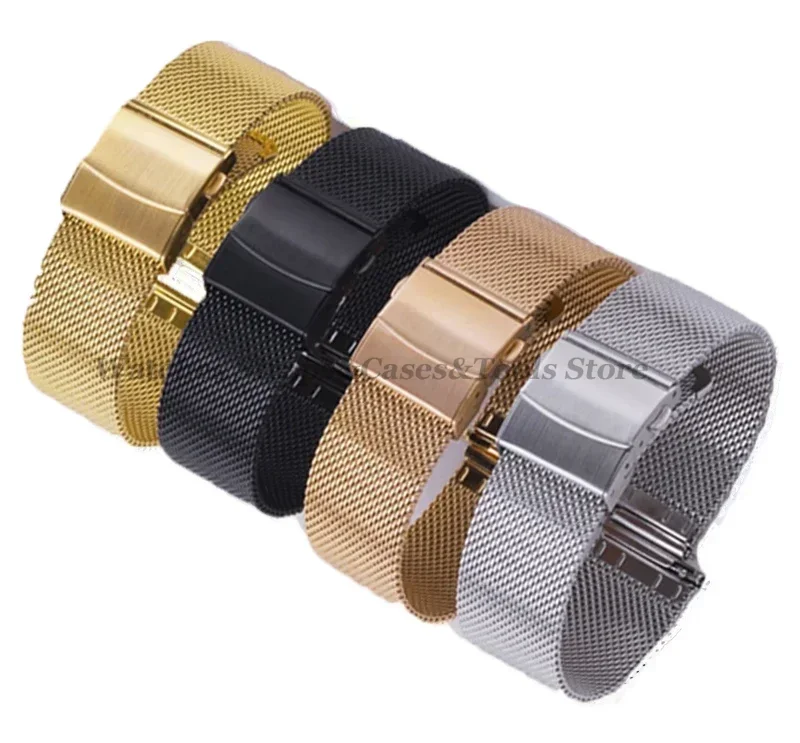 Stainless Steel Mesh Milanese Watch Strap Band