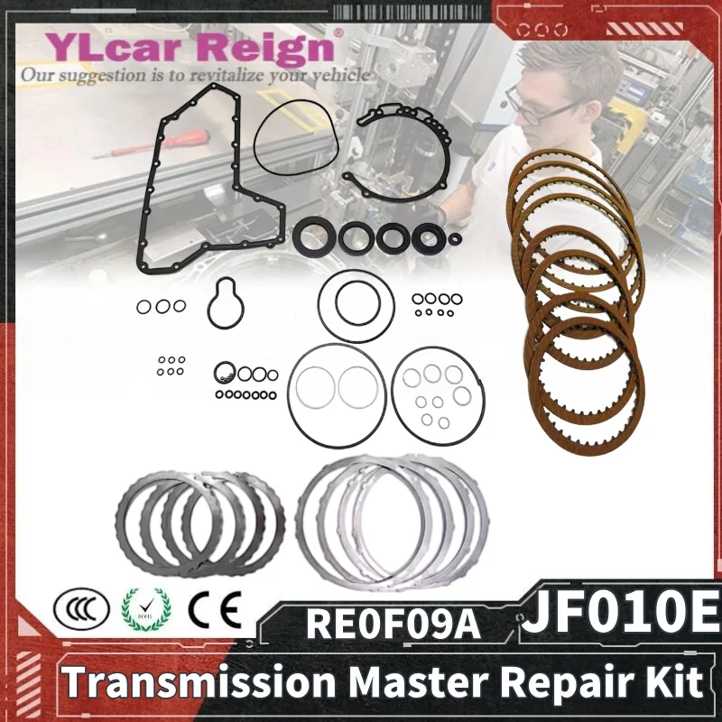 JF010E RE0F09A CVT Auto Transmission Master Repair Kit Friction Plates Steel Discs For NISSAN Murano Teana Presage QUEST 3.5L