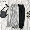 Spring Women Harem Pants Adjusted Bundle Loose Trousers Stretch Drawstring Leisure Sweatpants Students Daily All-match Ulzzang 1