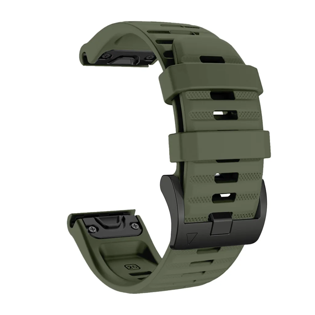 Quickfit Silicone Sports Watch Strap - Enhanced Durability and Comfort