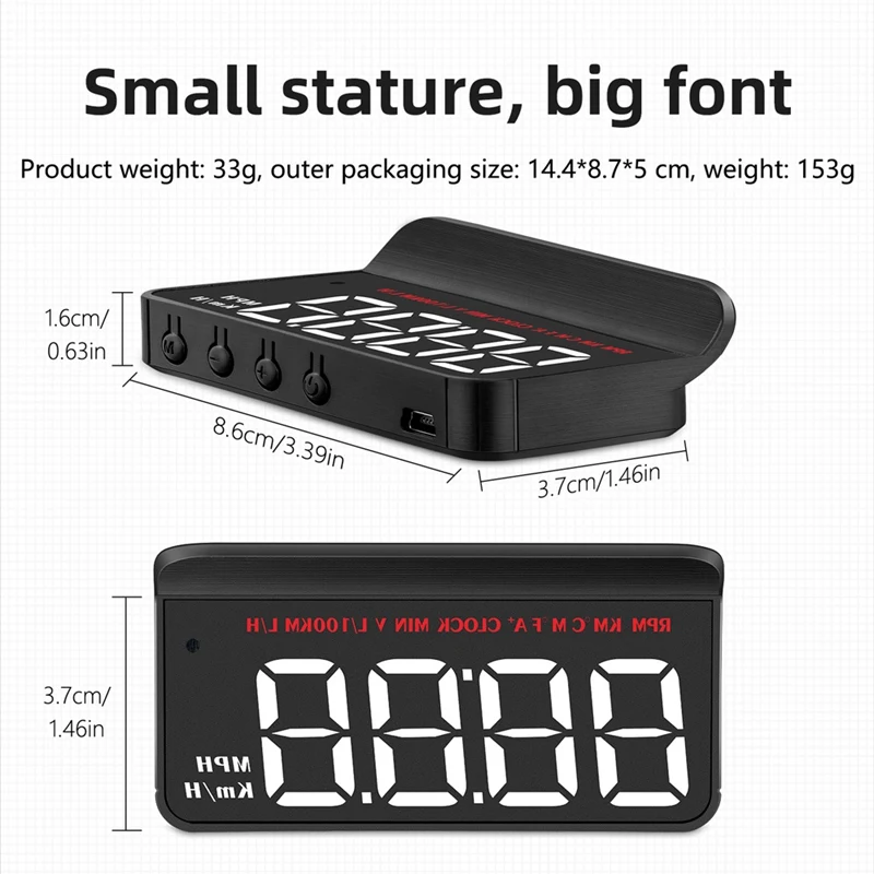 M5 ڵ HUD OBD2  ÷,  Һ ð  ,  ڵ  RPM ˶